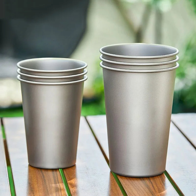 Titanium Cups Outdoor Cookware Kitchen Equipment