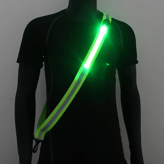 USB Rechargeable Reflective Walking/Running Gear High Visibility LED
