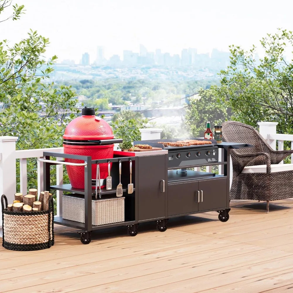 Outdoor Grill Cart