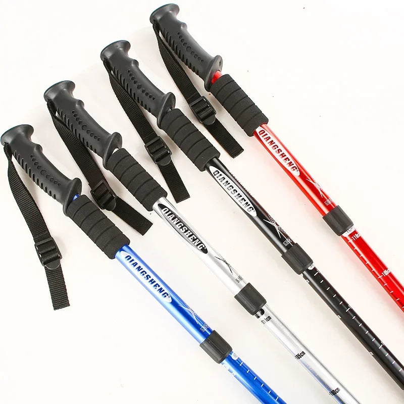 Foldable Trekking Poles/Straight Grip  Handle