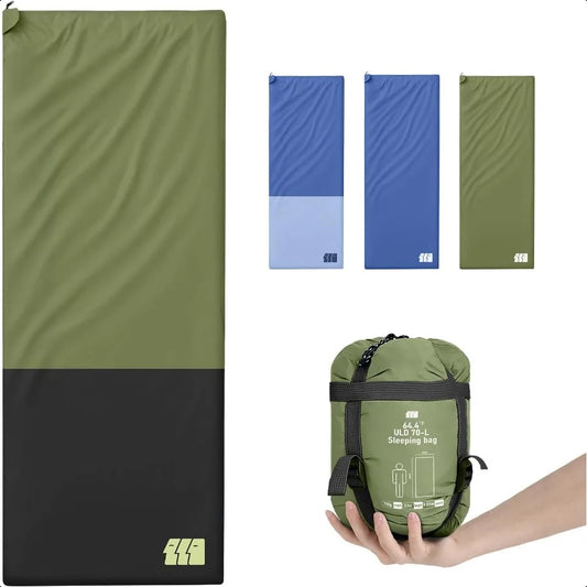 Ultralight Warm Weather Sleeping Bag Portable Waterproof Compact