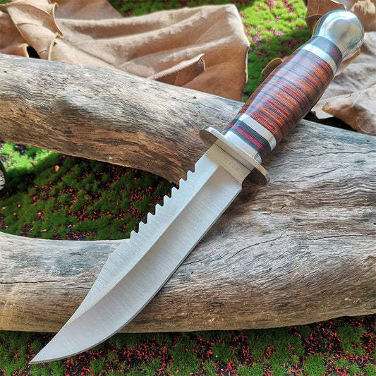 High-Quality 8CR15Mov Steel Blade Hunting Knife