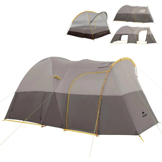 Naturehike Massif Hot Tent with Stove Jack, 4 Season Tent, 1/2/4/6 Person Camping Tent, UPF50+ Waterproof Windproof Winter Tent