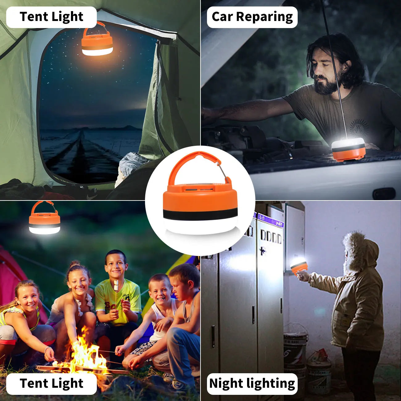 Rechargeable Camping Lantern Tents Lamp 2400mah