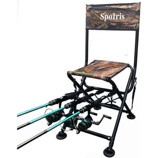 Fishing Chair with Rod Holder