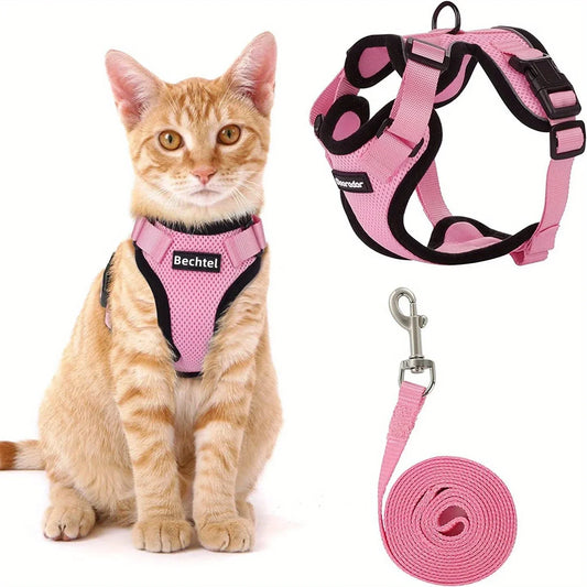 Cat Leash Non-Slip Adjustable Leash /Vest