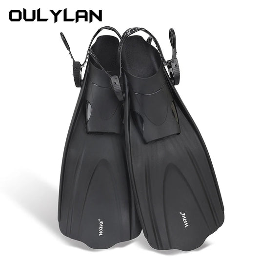 Oulylan Adjustable Short Adult Snorkel Foot Swimming Fins
