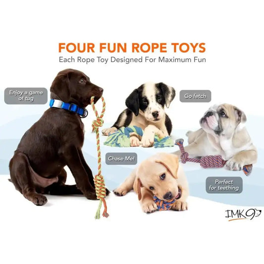 Small and medium-sized dog grinding rope toys