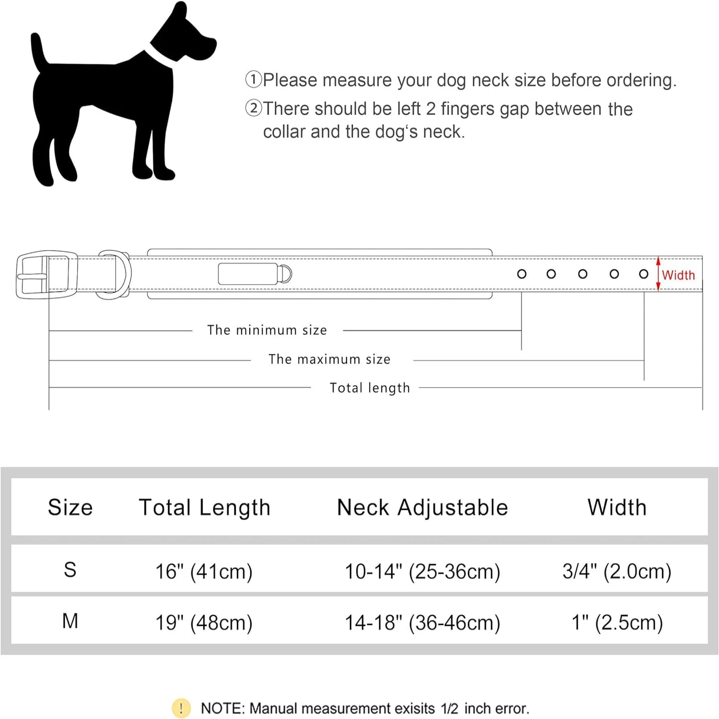 Convenient Red Neoprene Nylon Adjustable Dog Collar For Small/Medium Dogs