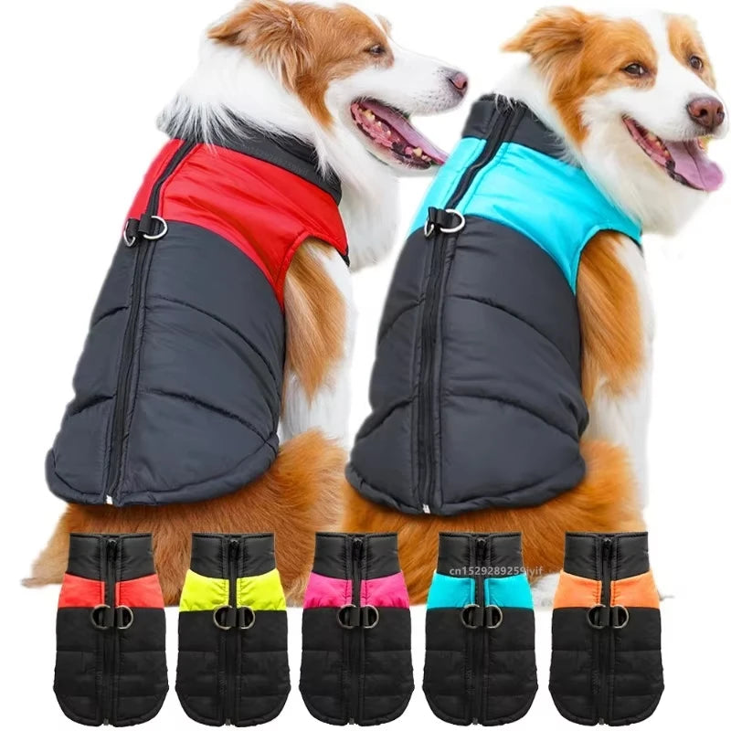 Waterproof Warm Dog Clothes Pet Coat Winter Vest