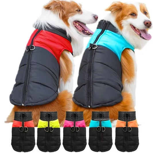 Waterproof Warm Dog Clothes Pet Coat Winter Vest