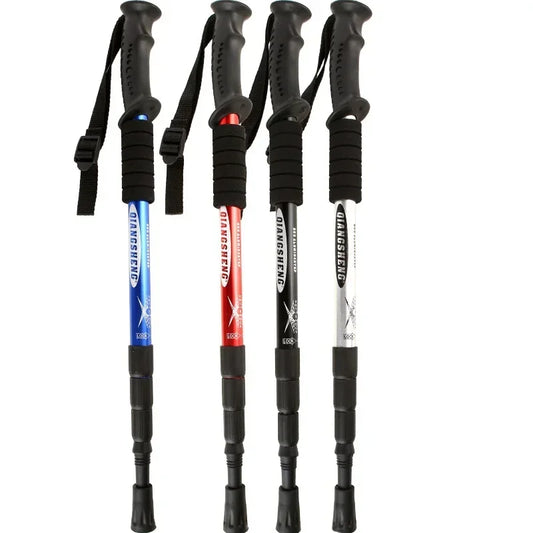 Foldable Trekking Poles/Straight Grip  Handle