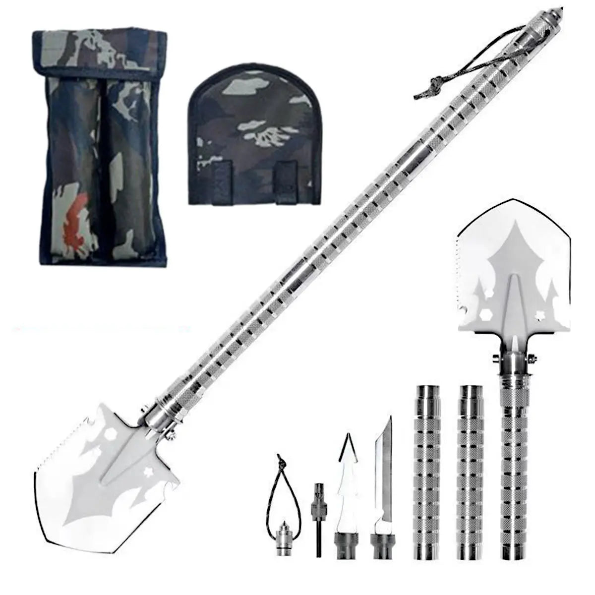 Multi Functional Detachable Foldable Military Shovel