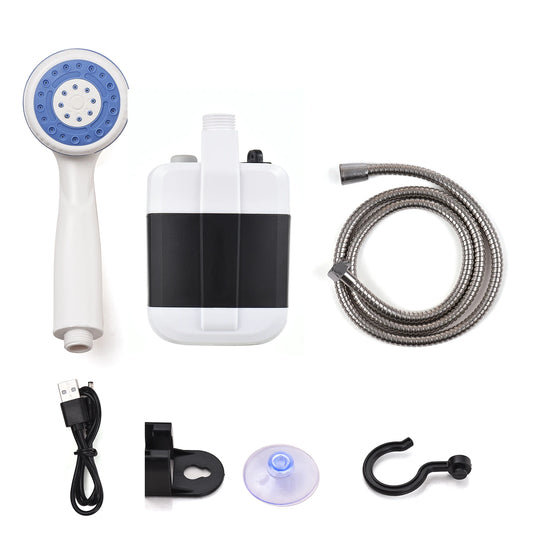Portable Camping Shower Outdoor USB Rechargeable Electric Shower Pump