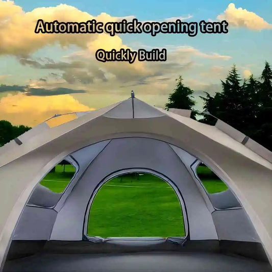 Outdoor  Sunshade Self-Driving Travel Camping Tent  4 Person