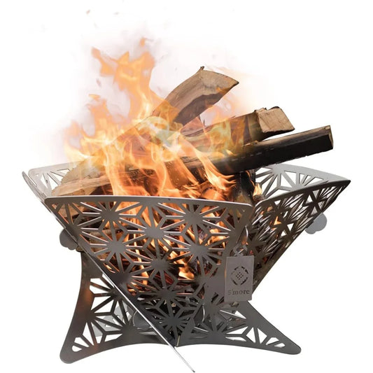 Portable Outdoor Fire Pit . Ideal for Patio and Backyard Bonfires