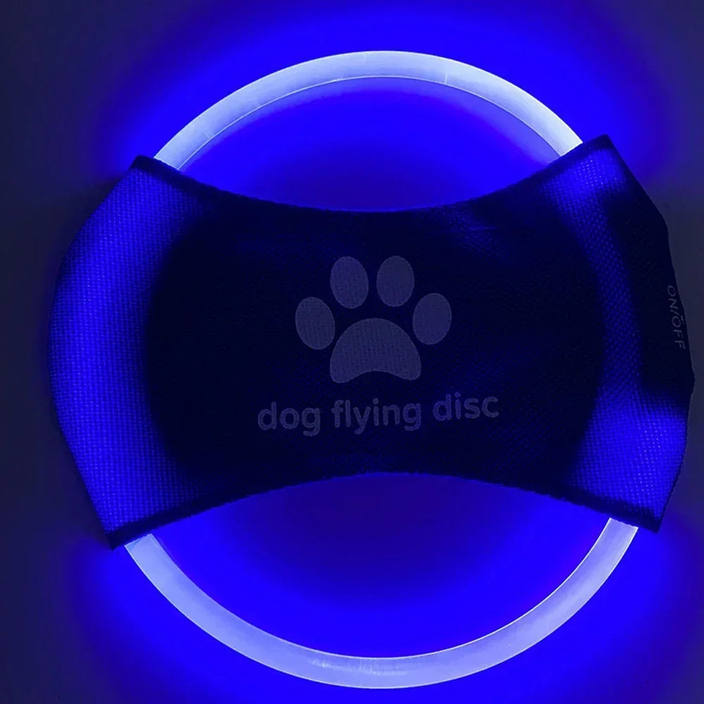 Dog Flying Discs 3 Modes Light Glowing LED