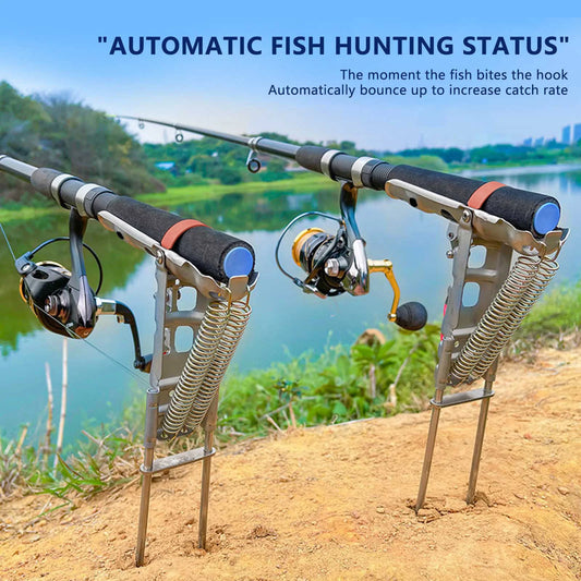 Stainless Steel Fishing Rod Stand Holder