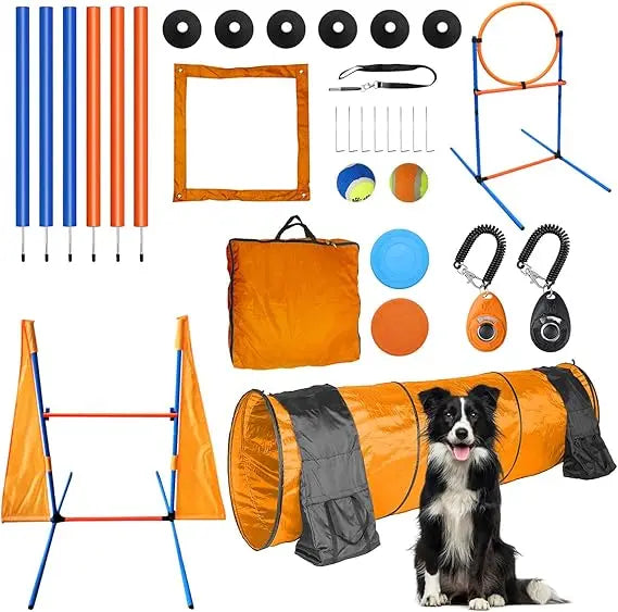 Dog Agility Training Equipment Set