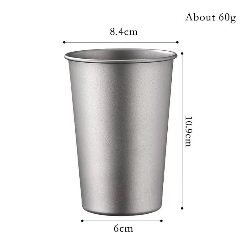 Titanium Cups Outdoor Cookware Kitchen Equipment