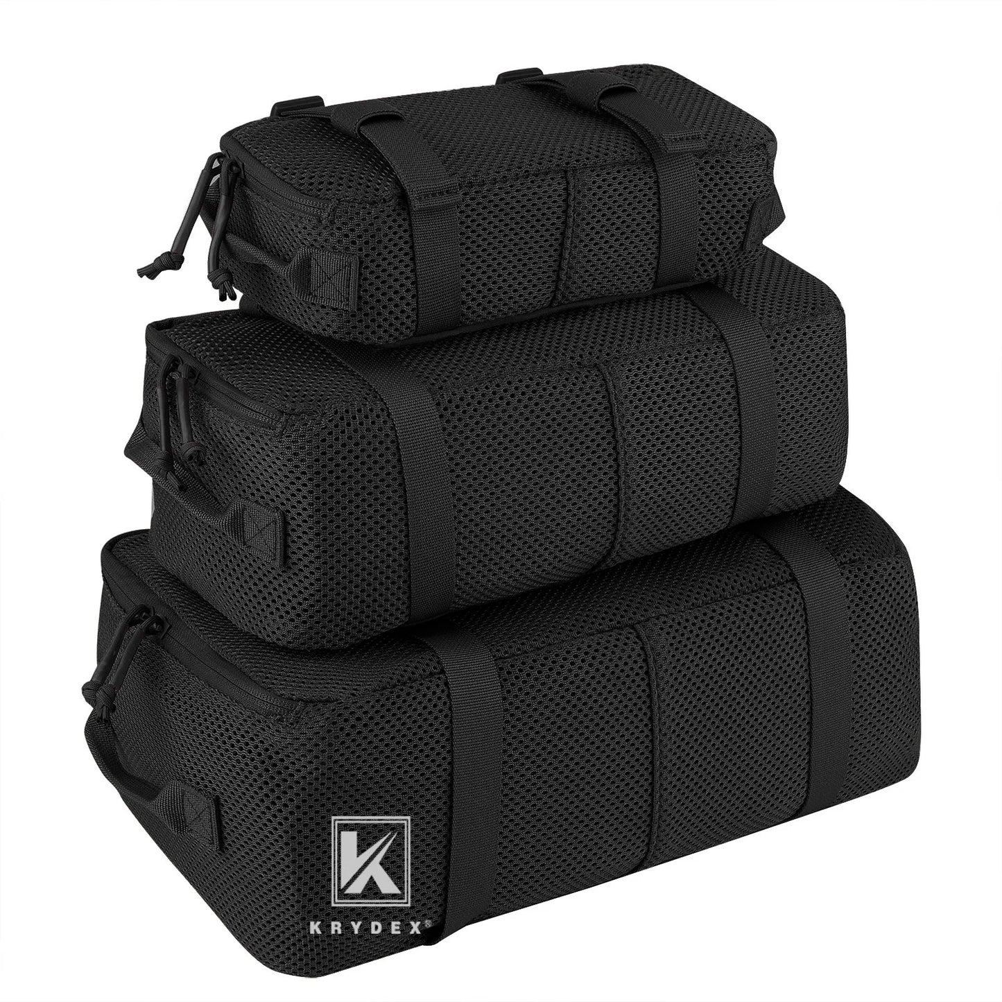 KRYDEX Tactical Modular Pouch Set Outdoor Backpack Organizer Travel Suitcase Packing Cubes Hunting Gear